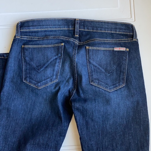 HUDSON Krista Super Skinny Jean Distressed Dark Wash 28 - Picture 9 of 9